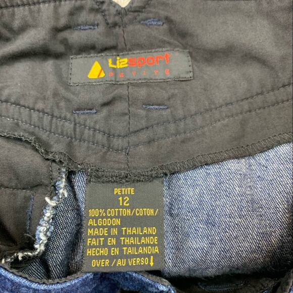 Vintage Liz Sport Denim Jean Midi Maxi Skirt 30" waist - Picture 4 of 5